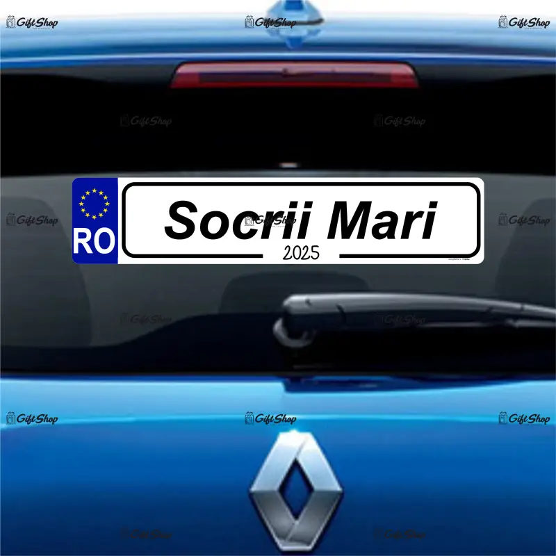 Socrii mari, indicator masina, 500x100 mm, model 2